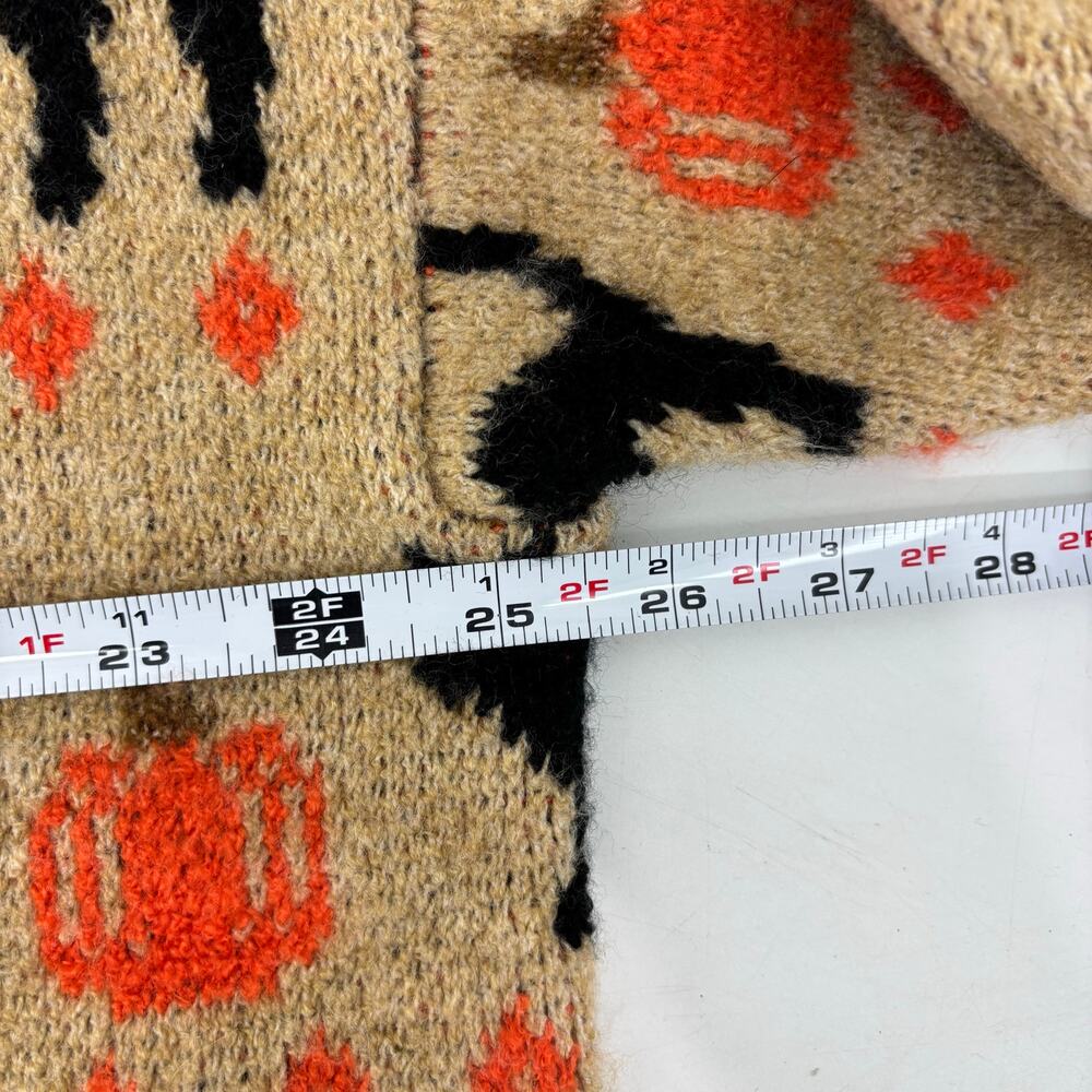 Vince Camuto Size Large Womens Sweater Black Cat Pumpkin Halloween Crewneck Fall - Picture 7 of 16